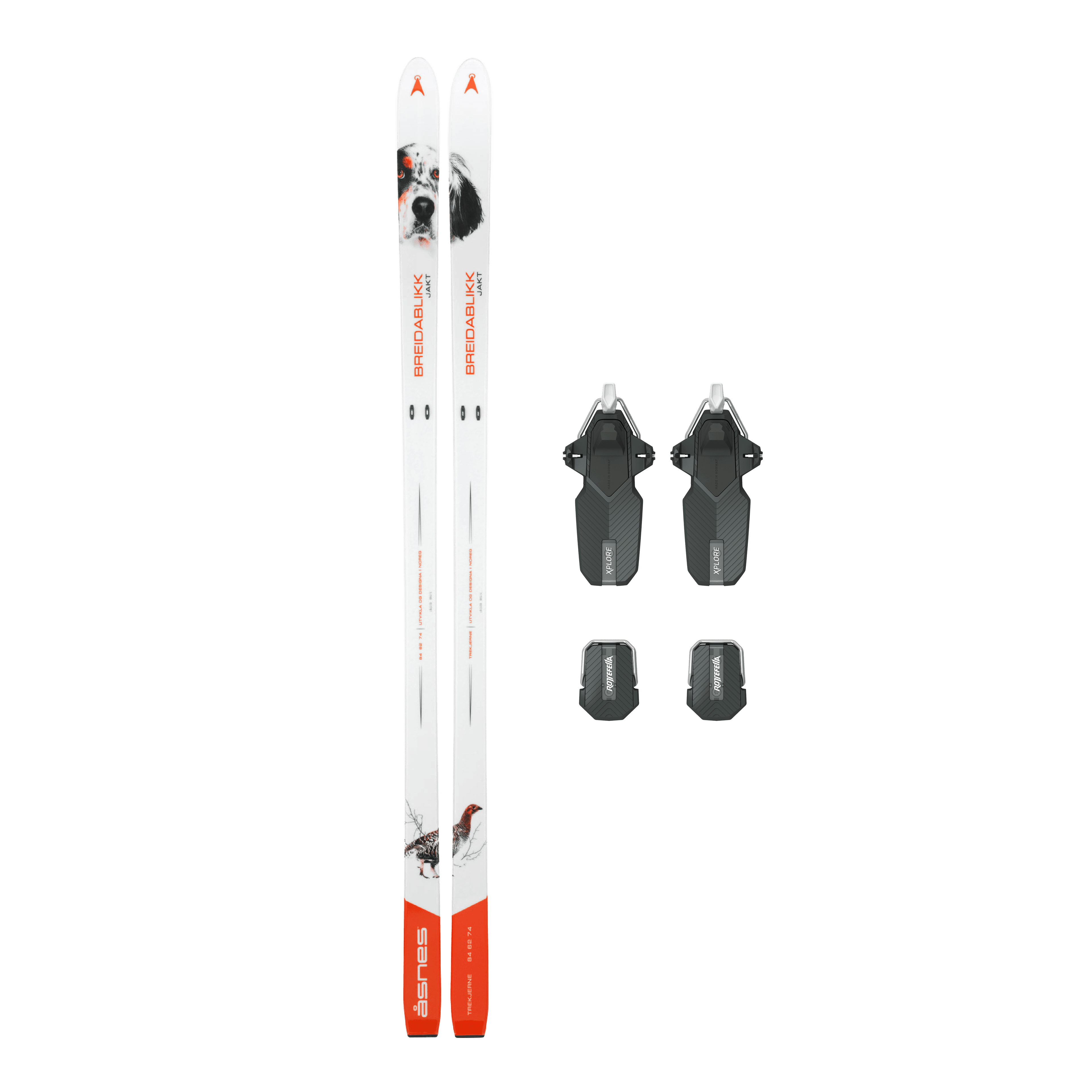 BREIDABLIKK HUNTER BC SKI & ROTTEFELLA Xplore BC offtrack binding