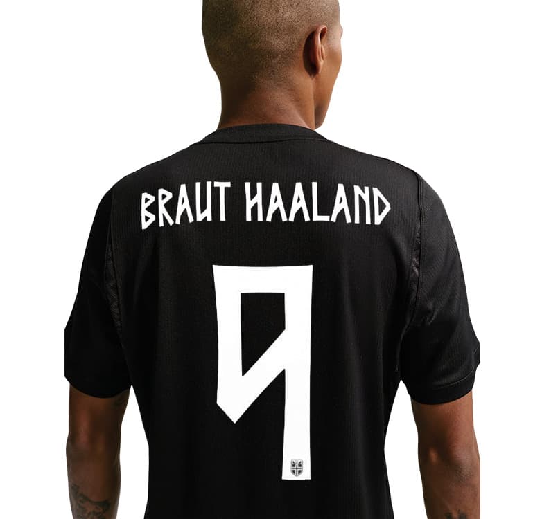 Norge Youth Stadium Away Jersey BRAUT HAALAND 2026